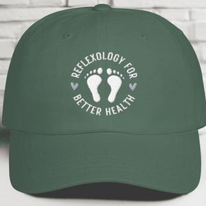 Reflexology for Better Health Cap | Casual Hat for Wellness | Gift for Health Enthusiasts | Unisex Lifestyle Hat | Reflexology Apparel