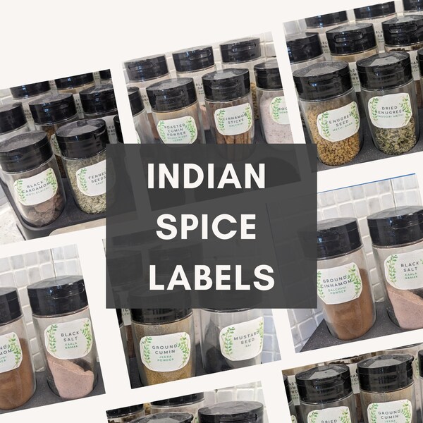 Spice Labels Etsy