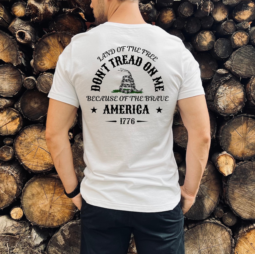 Don't Tread On Me Vintage T-Shirt OLIV - Foto 5