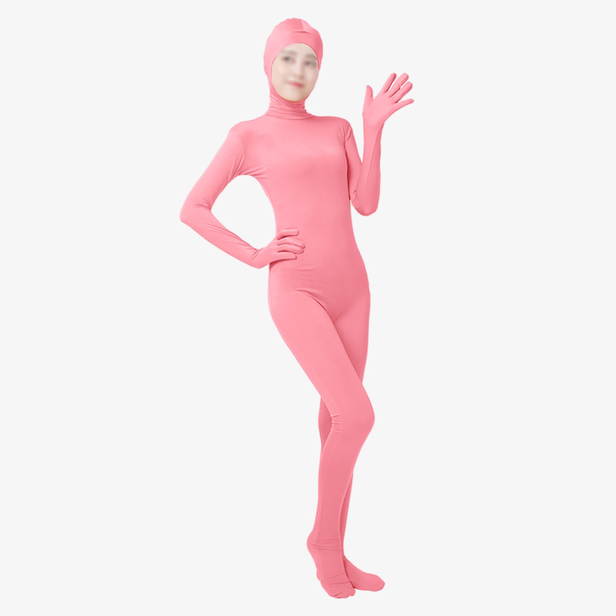 Cosplay Open Face Zentai Suit Full Bodysuit Back Zipper Etsy UK