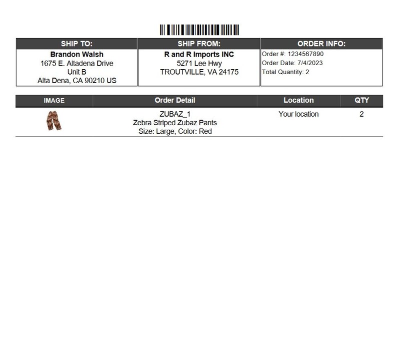 Professionally Designed Custom Shipstation Packing Slip With Etsy