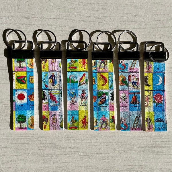 Loteria Keychain | Mexican bingo keychain