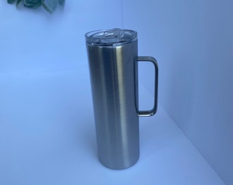 20 Unzen Skinny Tumbler mit Henkel Custom