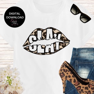 Every Day I Slay Women&#39;s Empowerment SVG shirt Design with Seductive Lips and Bonus PNGs instant download