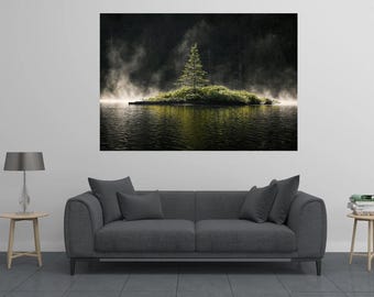 Misty Morning | Adirondack Mountains, Print, Fine Art Photography, Art Print, Wall Art, Reflection, ADK, Lake