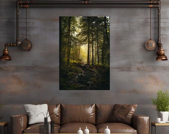 Misty Trail | Adirondack Mountains, Print, Fine Art Photography, Art Print, Wall Art, Lake Placid, NY, ADK, Forest, Fog