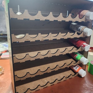 NOVO - MINI Rack de pintura de 2 onças - Arquivos de corte
