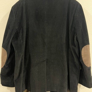 Lauren Ralph Lauren Men Blazer Coat Corduroy Sport Jacket 48R Elbow Pads Vintage