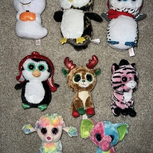 Ty Beanie Boos Bundle Lot (8)