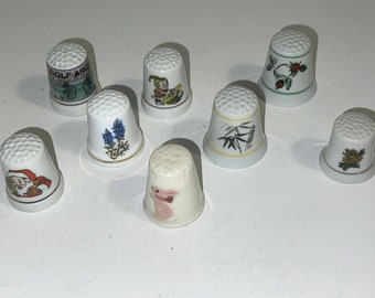 Vintage fingerborgar, 8 st