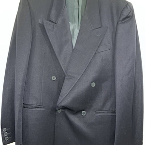 Vintage Yves Saint Laurent Double Breasted Classic Blazer John Wanamaker