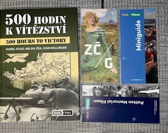 500 timmar till seger (500 hodin K Vitezstvi) Czech Edition & 3 Kartor SÄLLSYNTA