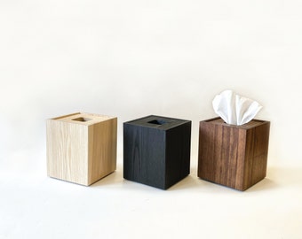 Cube tissue box