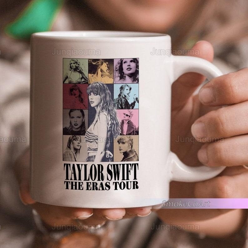 Discover Taylor The Eras Tour Musik Konzert Merch Tasse