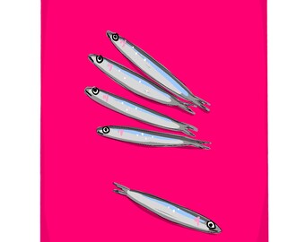 Anchovies in The Amalfi, Digital Illustration from The Farmer's Market Series