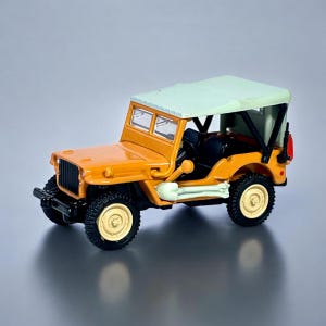 1944 Willys MB Jeep diecast model 1:64 Diecast