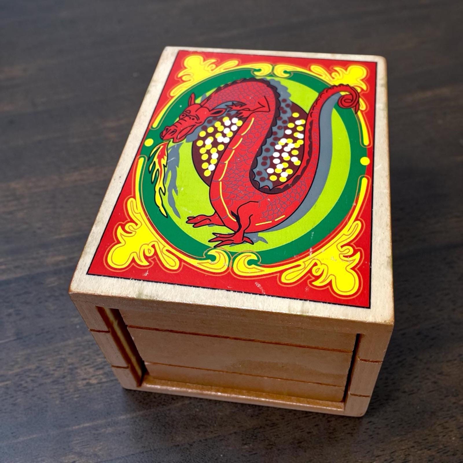 Dragon Wooden Secret Box - Etsy