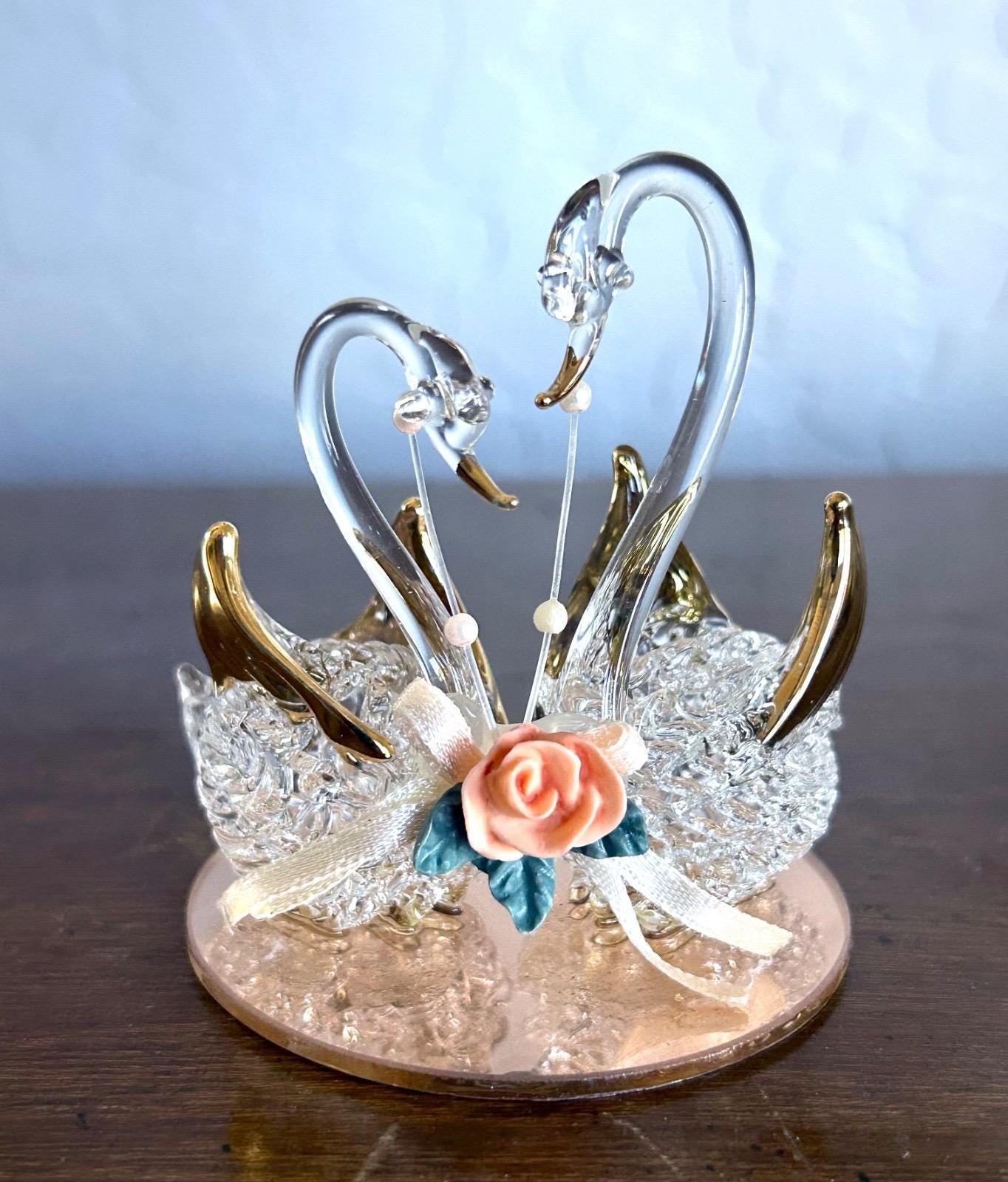 【ヴィンテージ】白鳥✴︎スワン✴︎壁掛けミラー✴︎鏡 ✴︎楕円形✴︎オーバルミラー✴︎ Vintage Swan Mirror - Etsy