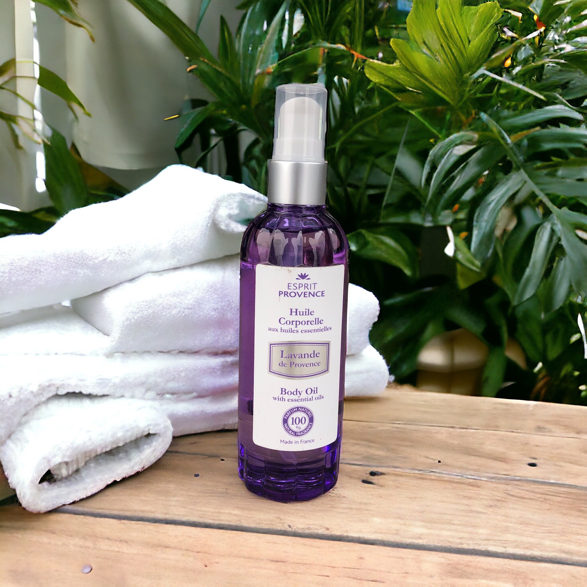 Relaxing Lavender Body Oil: 100% Natural Provence Essential Oil
