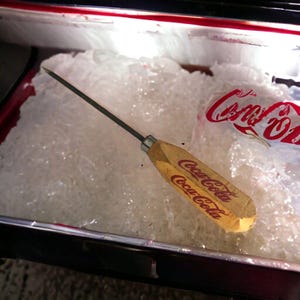 Vintage Coca Cola Ice pick vintage style Wood handle collectible