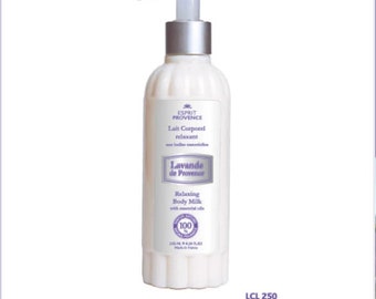 Relaxing Lavender Body Milk Lotion - 100% Natural Fragrance - Made with Essential Oil from Provence