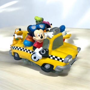 Vintage Disney Mickey and Friends Rubber Piggy Bank