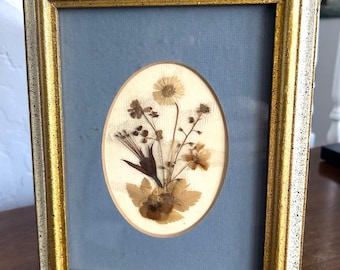 Diseños florales vintage de boca de dragón, arte floral prensado enmarcado, botánico canadiense, 8x10
