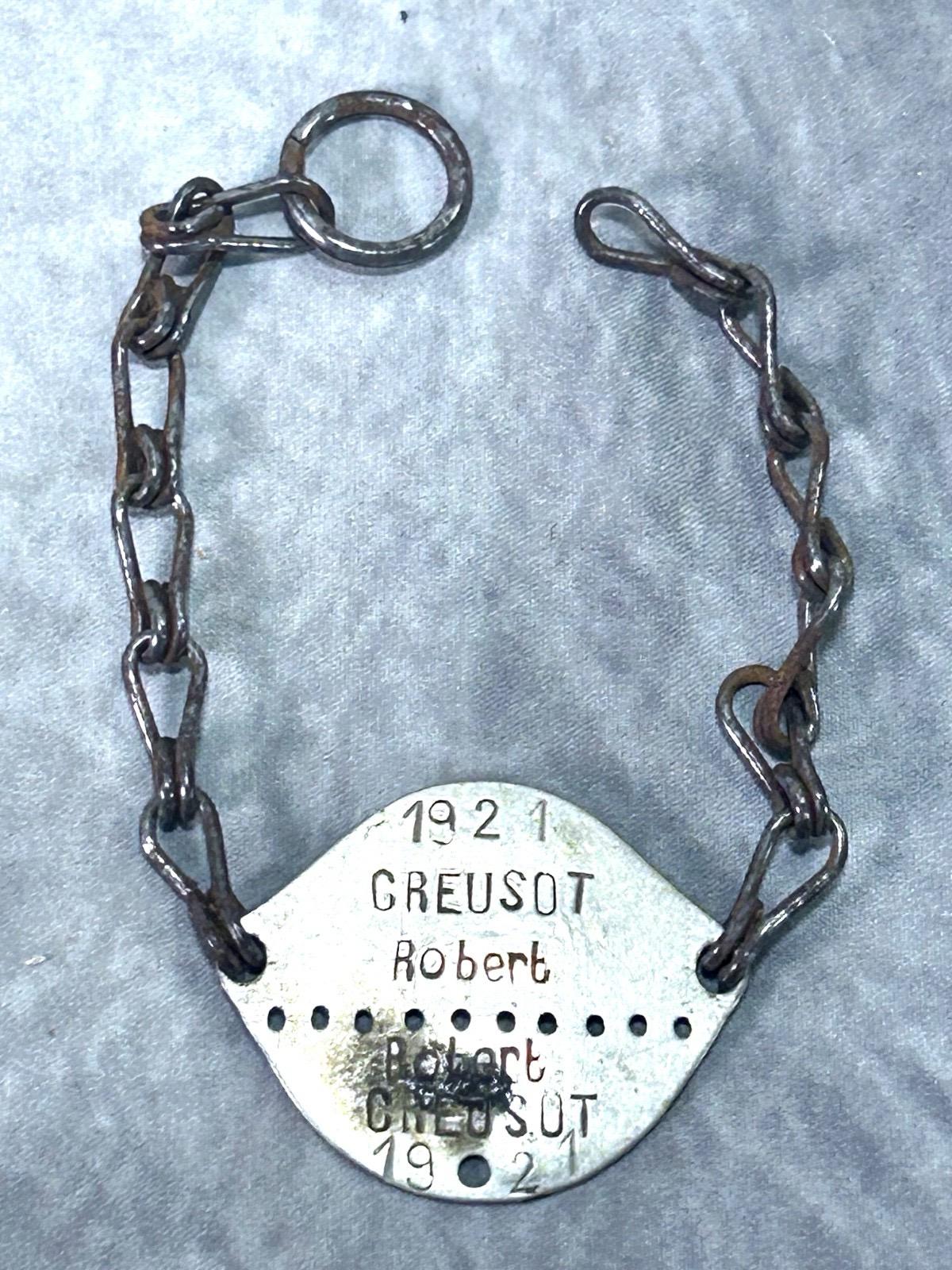 アクセサリー vintage silver French id bracelet rare Vintage French Id Bracelet - Etsy