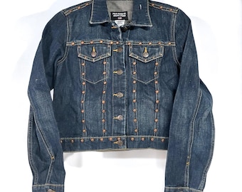 Used Polo Jeans Ralph Lauren Type II 2 Denim Trucker Jacket Sz