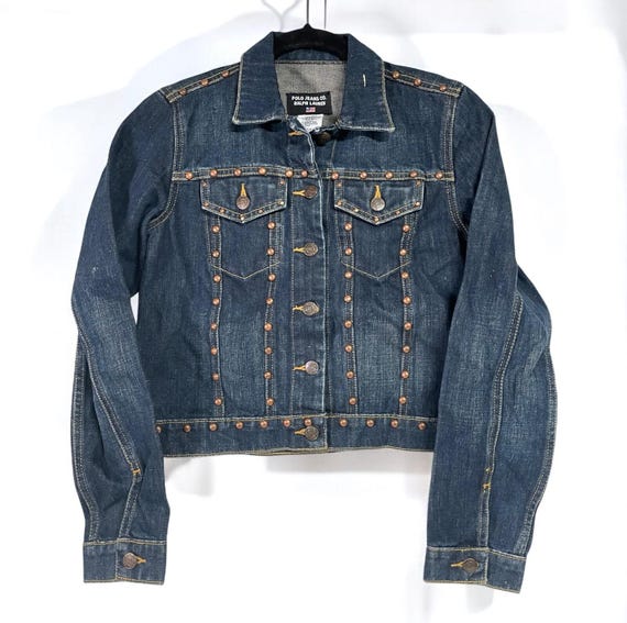 Vintage Polo Jeans Co. Ralph Lauren Denim Jacket Womens Size S - Etsy