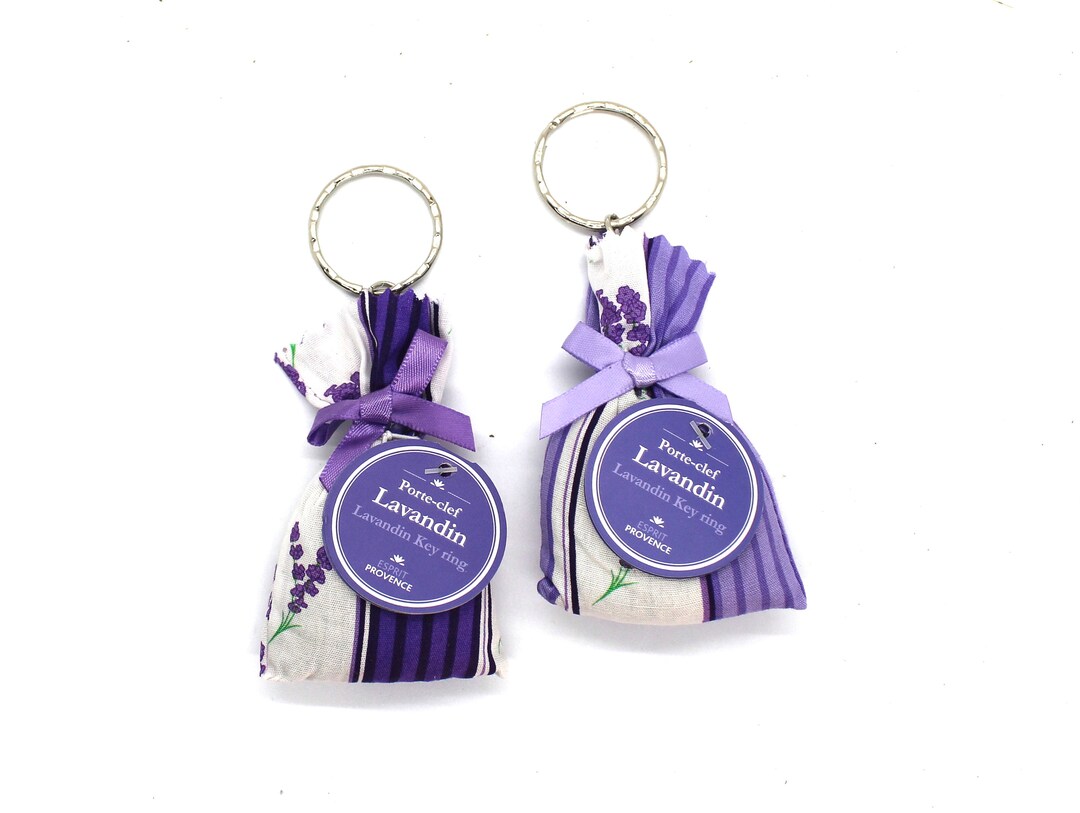 Lavender Sachet Keychains From Provence Fragrant and Functional