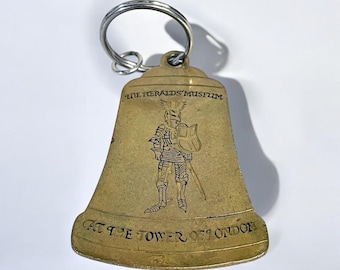 Vintage The Heralds Museum Tower of London Keychain