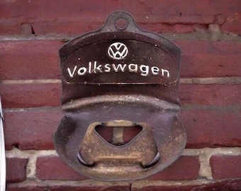 Vintage wandgemonteerde VOLKSWAGEN flesopener
