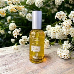 French MIMOSA essential oil Retro Pillow Mist spray 100% Natural from Provence Fragrance image 1