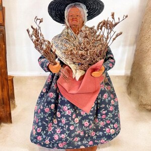 Authentic Simone Jouglas Santon de Provence - Vintage Signed Terracotta Figurine