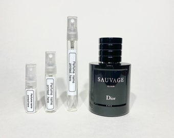 FREE SHIP - Sauvage Elixir 3ml / 5ml / 10ml sample decant travel atomizer spray perfume