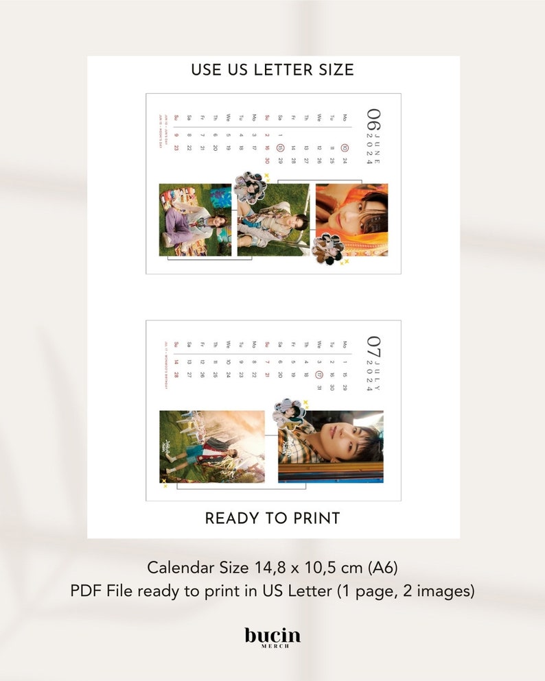 Seventeen Calendar 2024 Monthly Calendar 2024 Full Color Seventeen 2024