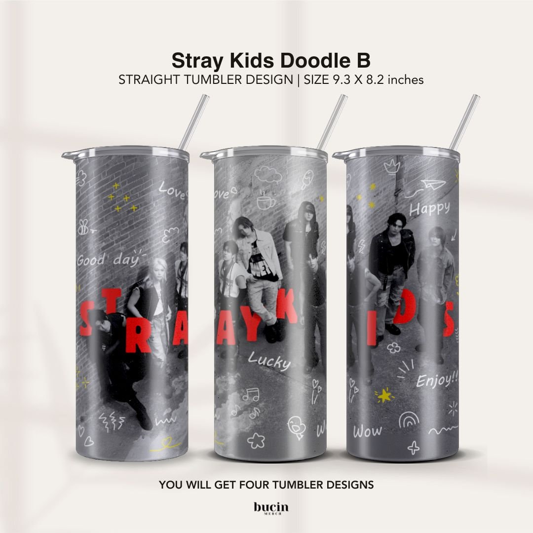Stray Kids Tumbler 20 Oz Straight Tumbler KPOP Merch Stray Kids ...