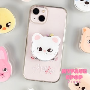 Stray Kids Skzoo Acrylic Phone Grip Holder Kpop Gift For Fans LoveStay
