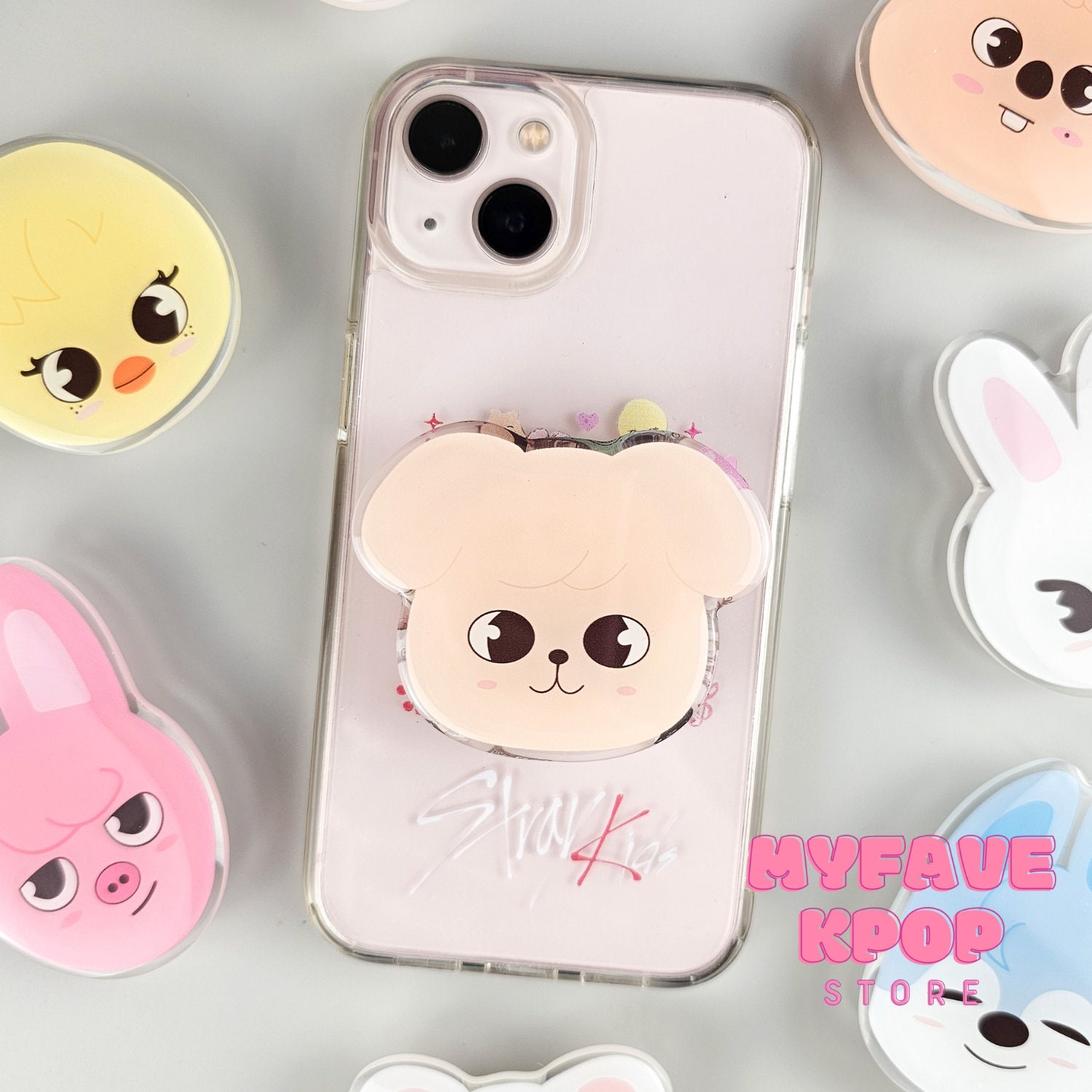 Stray Kids Skzoo Acrylic Phone Grip Holder Kpop Gift for