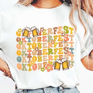 Oktoberfest PNG, Prost Png, Retro Beer Fest png Tshirt DTF Transfer Design, Ich Liebe Bier, German Beer Fest Graphic Tee png Download