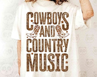 Vaqueros y música country PNG, Sublimación de camiseta de vaquera retro, Western Girls Trip png, Howdy Girls png, Leopard Print Vintage Country png