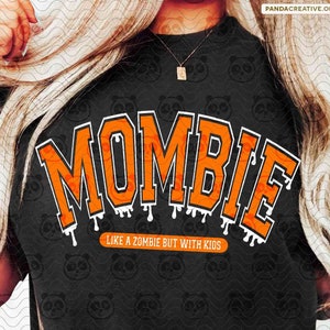 Distressed Mombie PNG SVG、Spooky Mom png シャツ昇華、Retro Fall png、Spooky Mama svg、Halloween svg、Spooky svg ダウンロード