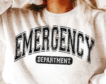Emergency Department SVG PNG, ER Nurse Svg, emergency room, Nursing T-shirt svg cut file, Medical Healthcare svg, Emergency png Sublimation