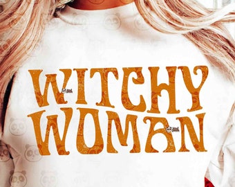 Witchy Woman svg png / Halloween tshirt svg / Witch Vibes svg / halloween svg / sublimation / cricut cut file / png dxf eps digital file