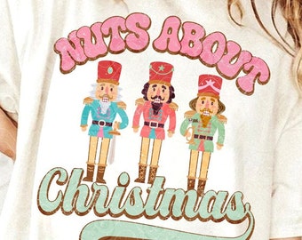 Retro Nutcrackers Png for Sublimation Christmas Shirts PNG, Christmas png, Pink Nutcracker PNG, Funny Merry Christmas PNG, Vintage Holiday