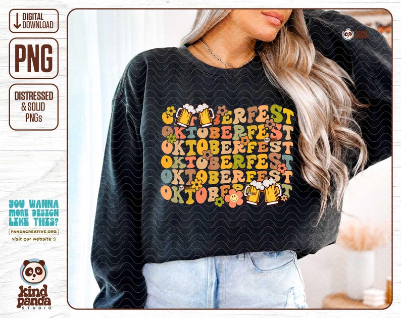 Oktoberfest PNG Sublimation, Retro Beer Fest Tshirt DTF Transfer Design, Prost Ich Liebe Bier, German Beer Fest Graphic Tee png Download
