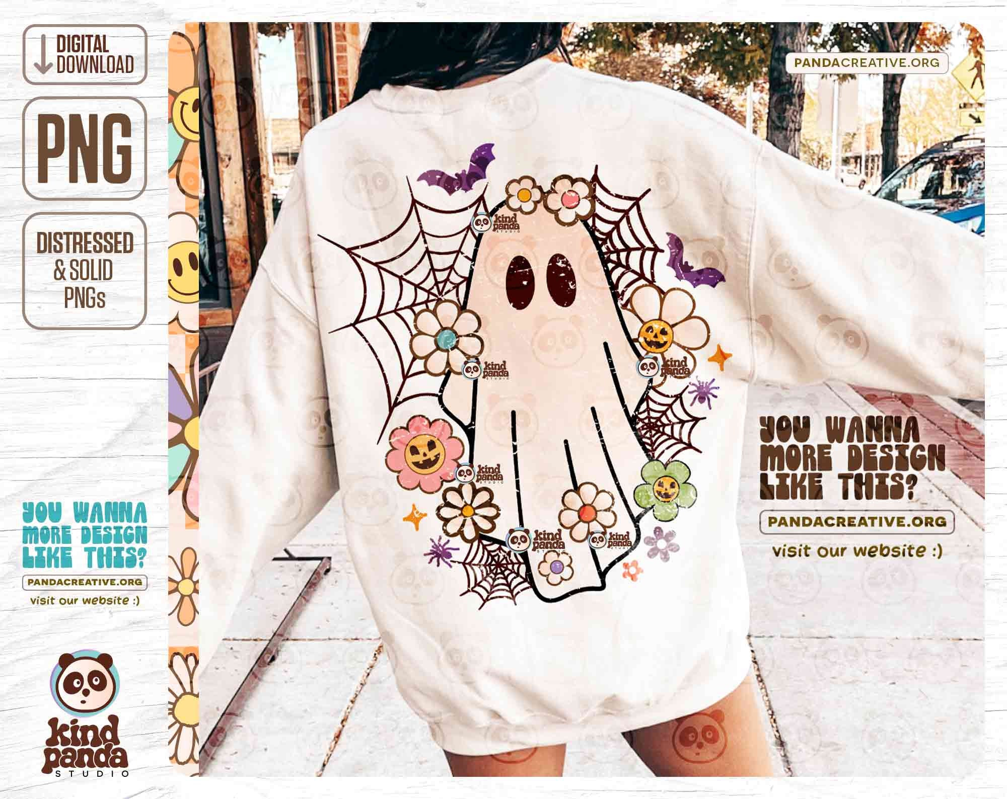 L.V. Halloween Orange Ghost Sleeve- Sublimation Transfer – Classy Crafts