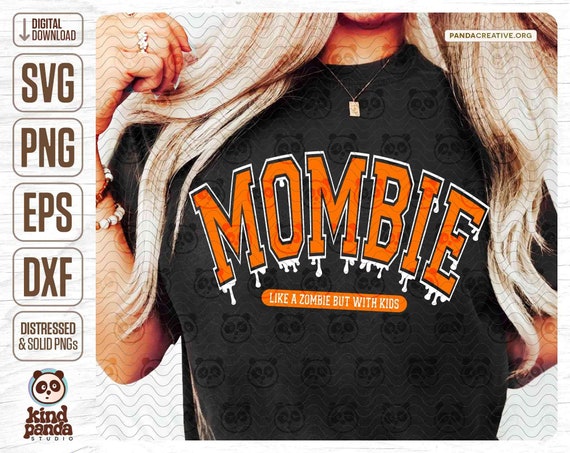 Distressed Mombie PNG SVG, Spooky Mom png Shirt Sublimation, Retro Fall png, Spooky Mama svg, Halloween svg, Spooky svg download