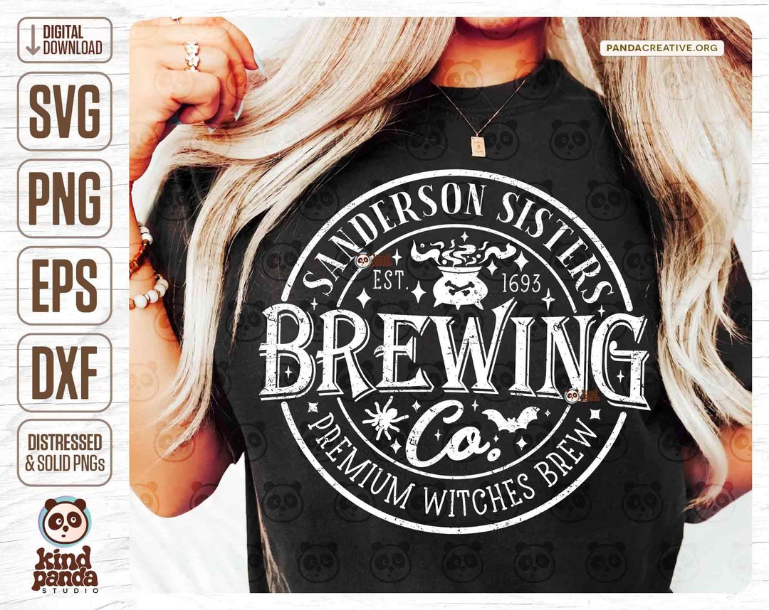 Sanderson Sisters Brewing Co SVG PNG DXF, Hocus Pocus Svg, Halloween